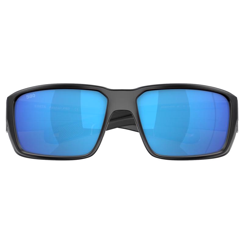 Costa Fantail Pro Black Frame Blue Lens Polarized Sunglasses