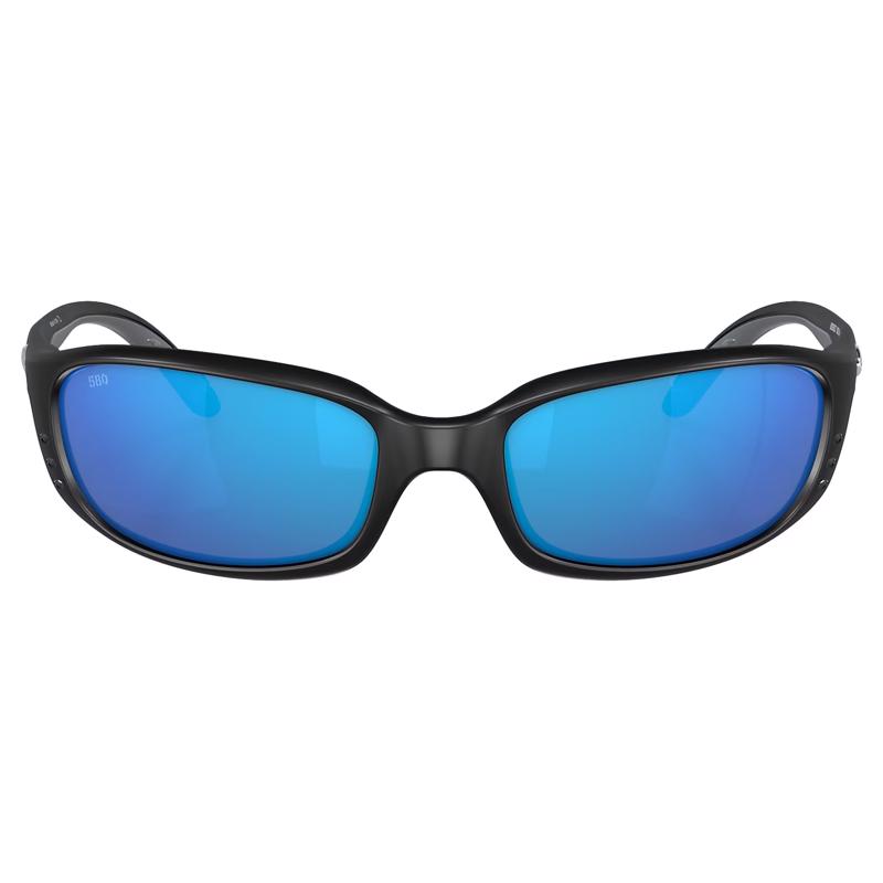 Costa Brine Black Frame Blue Lens Polarized Sunglasses
