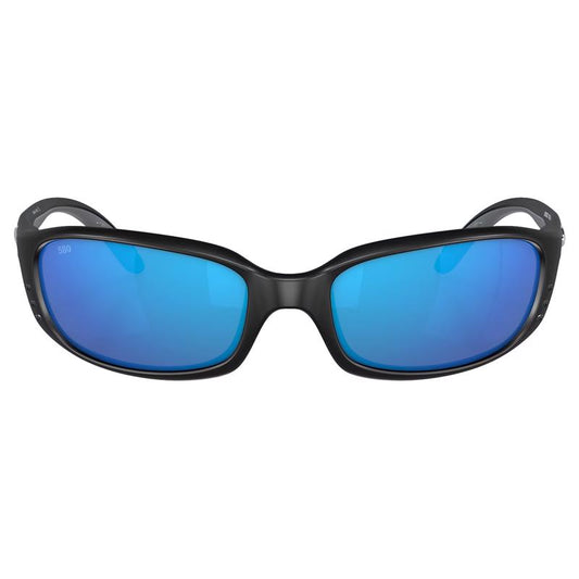 Costa Brine Black Frame Blue Lens Polarized Sunglasses