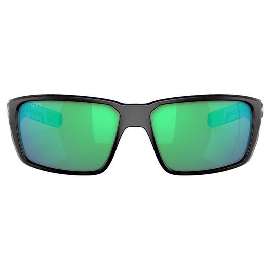Costa Fantail Pro Black Frame Green Lens Polarized Sunglasses
