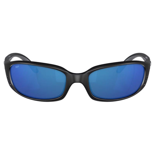 Costa Brine Black Frame Blue Lens Polarized Sunglasses