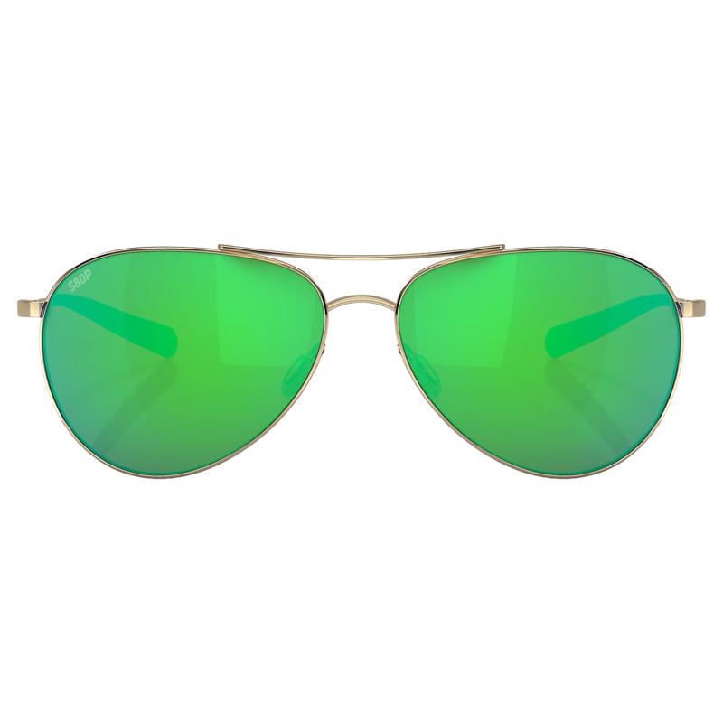 Costa Piper Gold Frame Green Lens Polarized Sunglasses