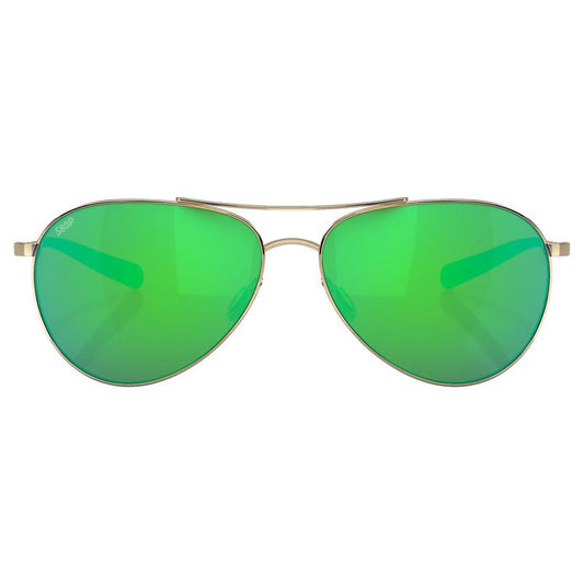 Costa Piper Gold Frame Green Lens Polarized Sunglasses