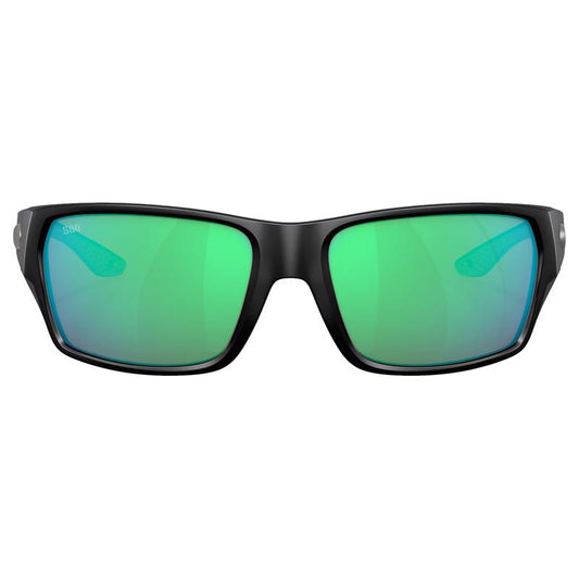 Costa Tailfin Black Frame Green Lens Polarized Sunglasses