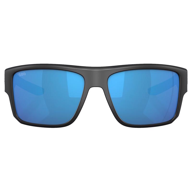 Costa Taxman Black Frame Blue Lens Polarized Sunglasses