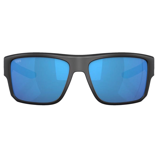 Costa Taxman Black Frame Blue Lens Polarized Sunglasses