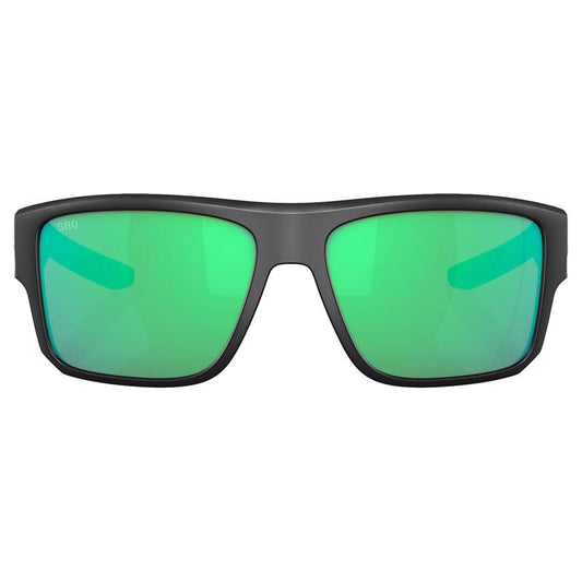 Costa Taxman Black Frame Green Lens Polarized Sunglasses