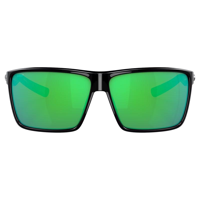 Costa Rincon Unisex Black Frame Green Lens Polarized Sunglasses