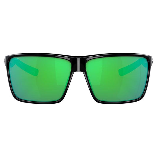 Costa Rincon Unisex Black Frame Green Lens Polarized Sunglasses