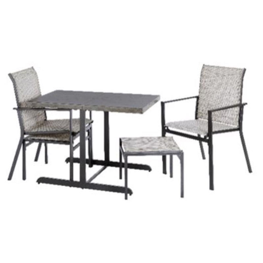 Living Accents Sawyer 5 pc Gold Steel Dining Set