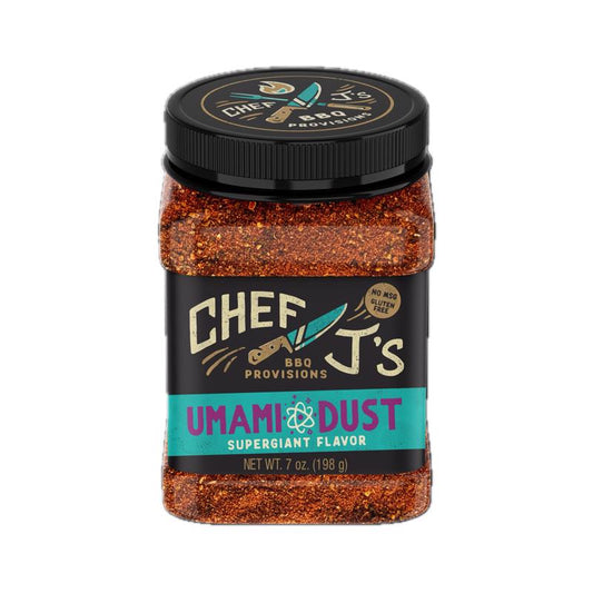 Chef J's BBQ Provisions Umami Dust BBQ Rub 7 oz