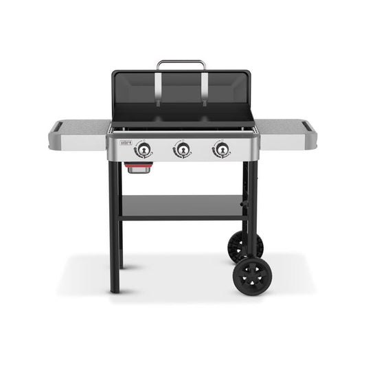 Weber 28" Rust Resistant 3 Burner Liquid Propane Outdoor Griddle Black