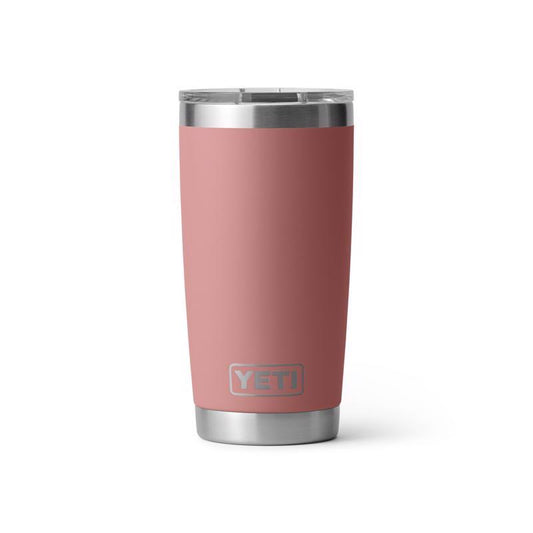 YETI Rambler 20 oz Sandstone Pink BPA Free Tumbler with MagSlider Lid
