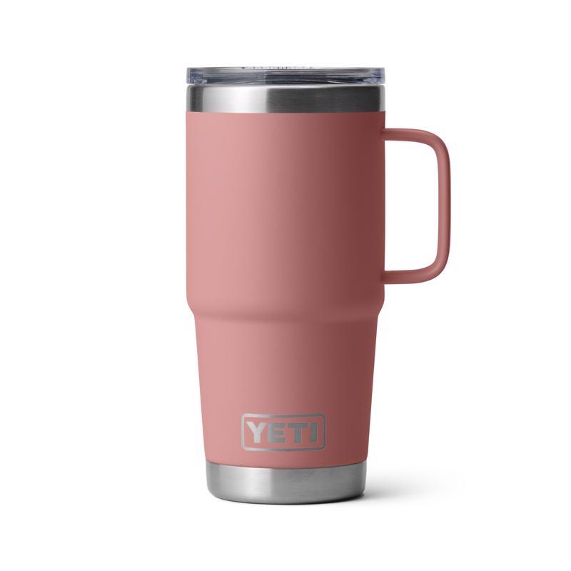 YETI Rambler 20 oz Sandstone Pink BPA Free Travel Mug