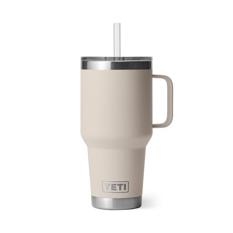 YETI Rambler 35 oz Cape Taupe BPA Free Straw Mug