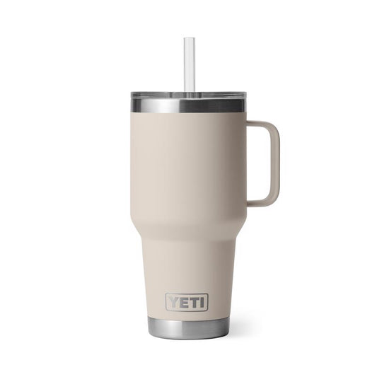 YETI Rambler 35 oz Cape Taupe BPA Free Straw Mug