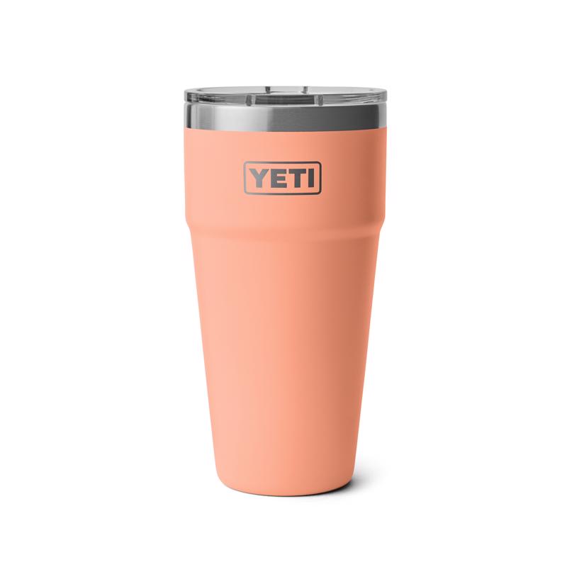 YETI Rambler 30 oz Lowcountry Peach BPA Free Stackable Tumbler with MagSlider Lid