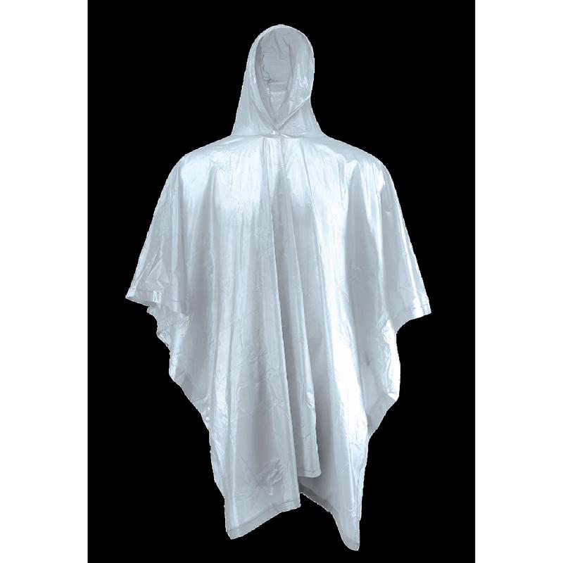Boss Clear PVC Rain Poncho One Size Fits All