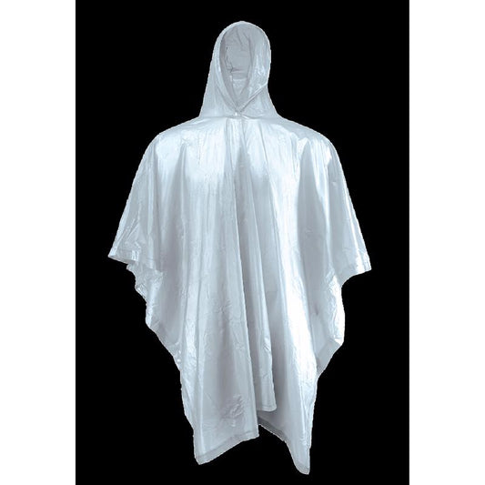 Boss Clear PVC Rain Poncho One Size Fits All