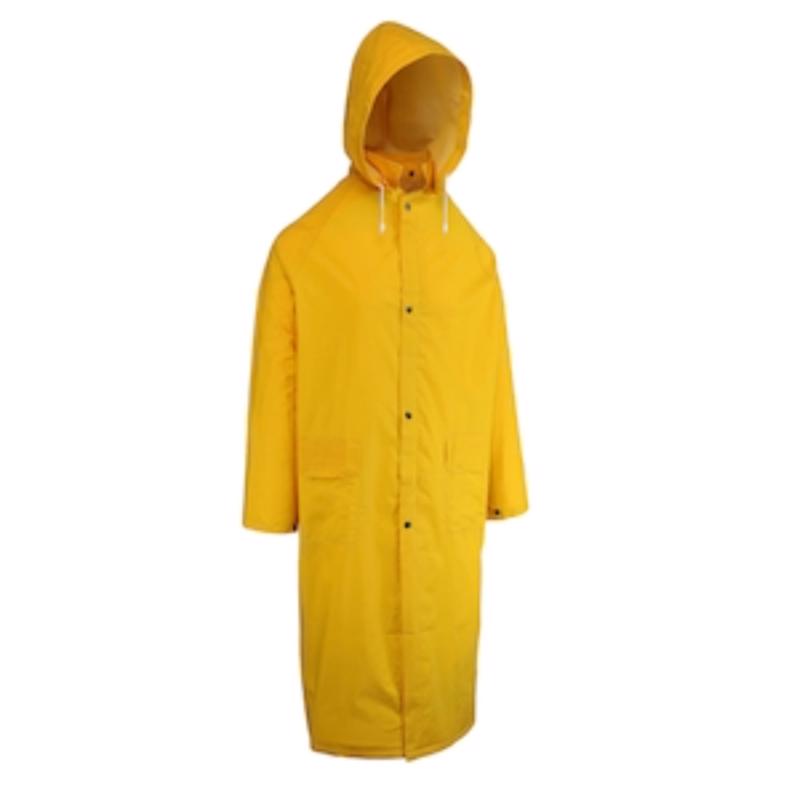 Boss Yellow PVC/Polyester Rain Jacket XXL