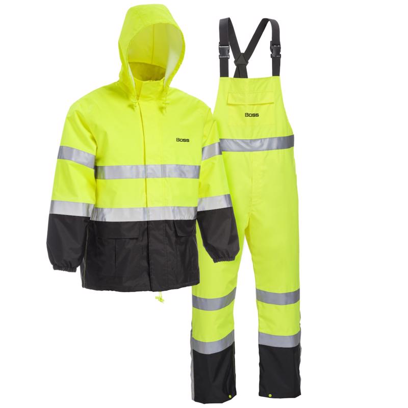 Boss Yellow PVC Rain Suit XXL