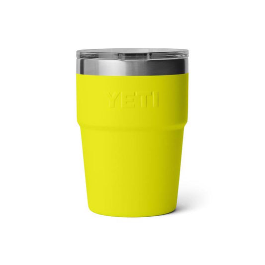 YETI Rambler 16 oz Firefly Yellow BPA Free Tumbler with MagSlider Lid
