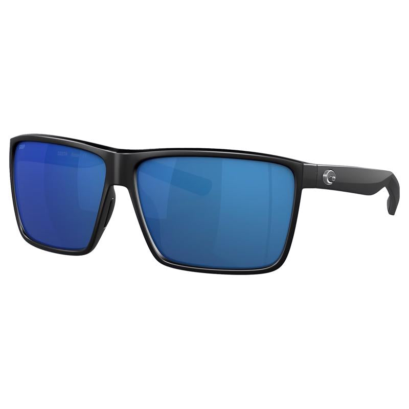 Costa Rincon II Men's Sunglasses Sunglasses Matte Black Frame Matte Black Frame Men's Blue Mirror Le