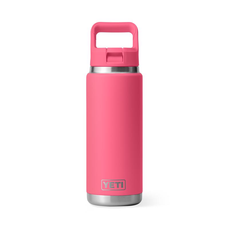 YETI Rambler 26 oz Tropical Pink BPA Free Bottle with Straw Cap