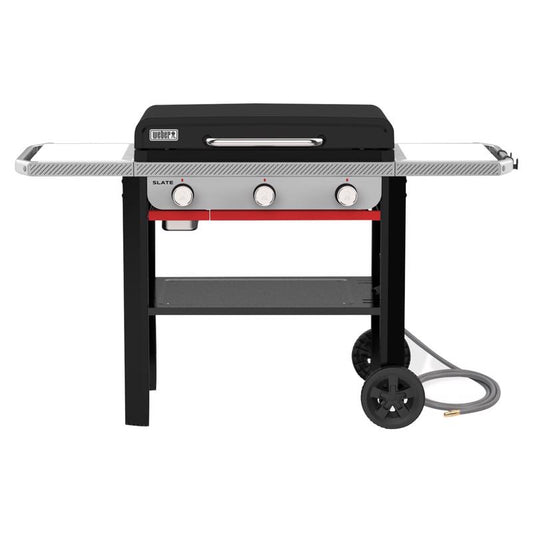 Weber 28" Rust Resistant 3 Burner Natural Gas Outdoor Griddle Black