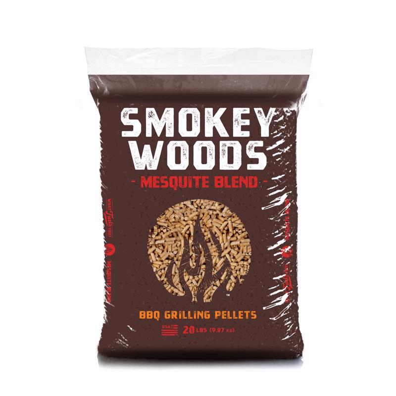 Smokey Woods Hardwood Pellets All Natural Mesquite 20 lb