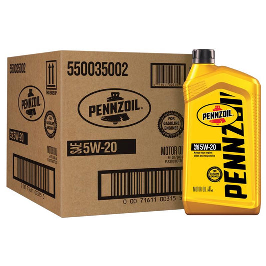 Pennzoil 5W-20 4-Cycle Conventional Motor Oil 1 qt 1 pk