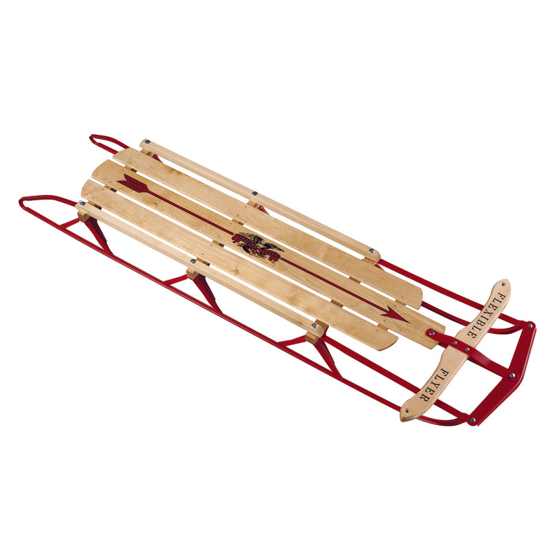 Flexible Flyer  Steel Runner  Wood  Sled  60 in. L
