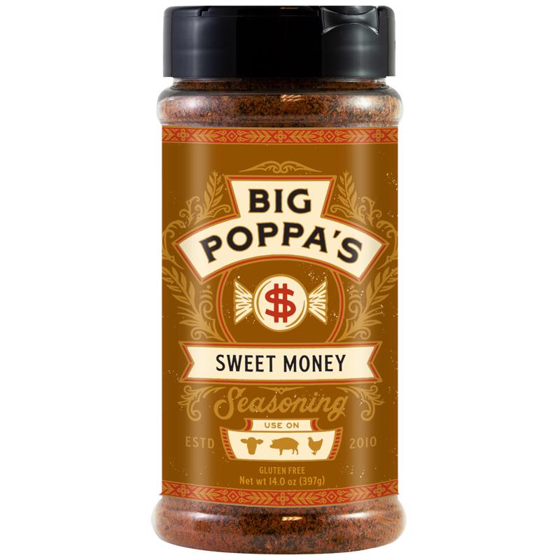 Big Poppa Sweet Money BBQ Seasoning 14 oz