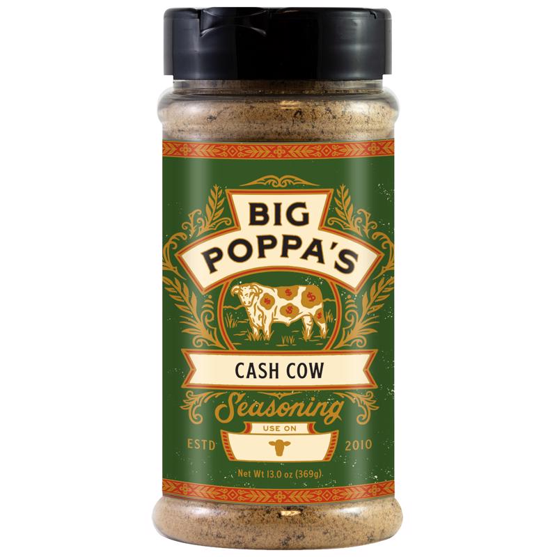 Big Poppa Cash Cow BBQ Seasoning 13 oz
