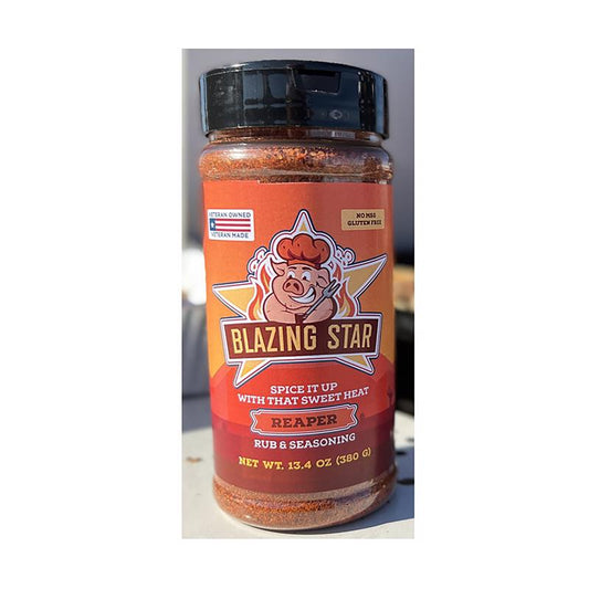 Blazing Star Reaper Bar-B-Q Rub/Seasoning 13.4 oz