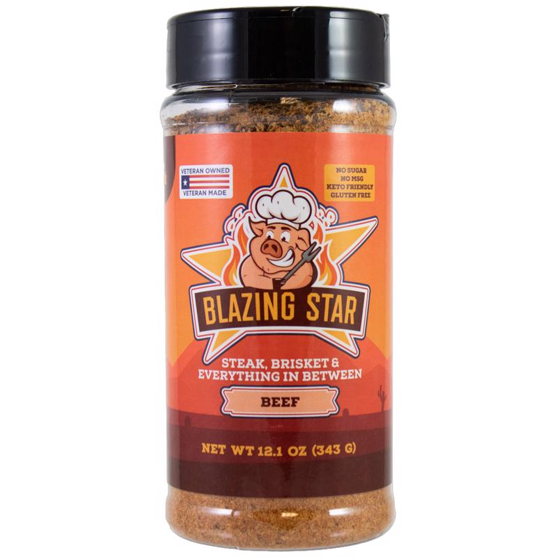 Blazing Star Bar-B-Q Rub/Seasoning 12.1 oz
