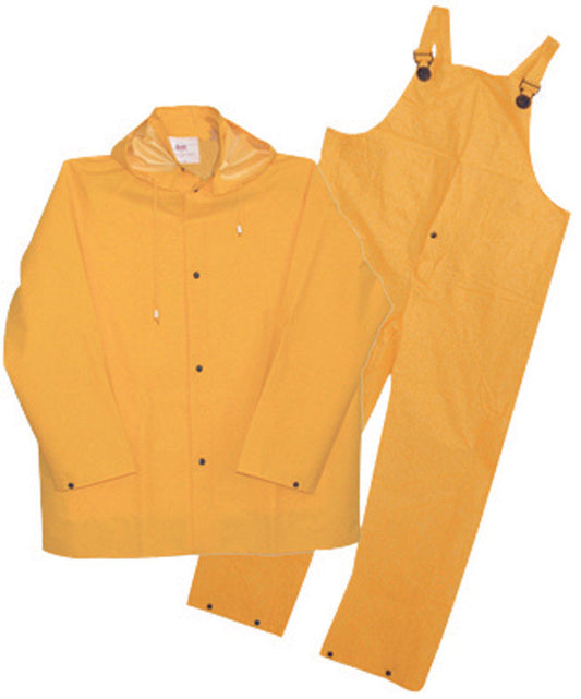 Boss Yellow PVC-Coated Polyester Rain Suit XL