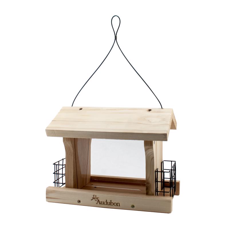 Woodlink Audubon Wild Bird 5 lb Cedar Ranch Double Suet Bird Feeder 4 ports