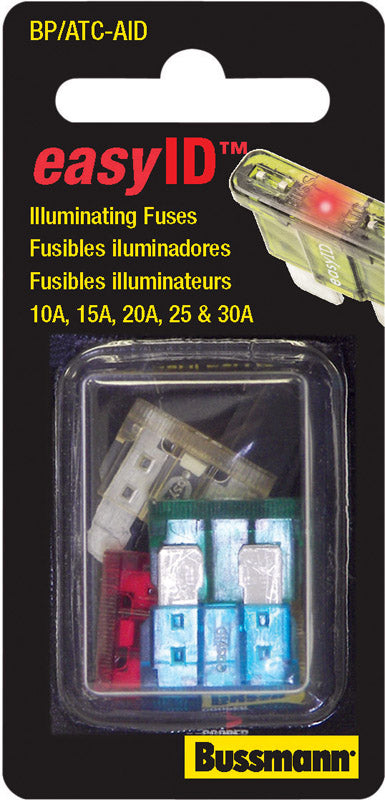 Bussmann EasyID 30 amps ATC Assorted Blade Fuse Assortment 1 pk