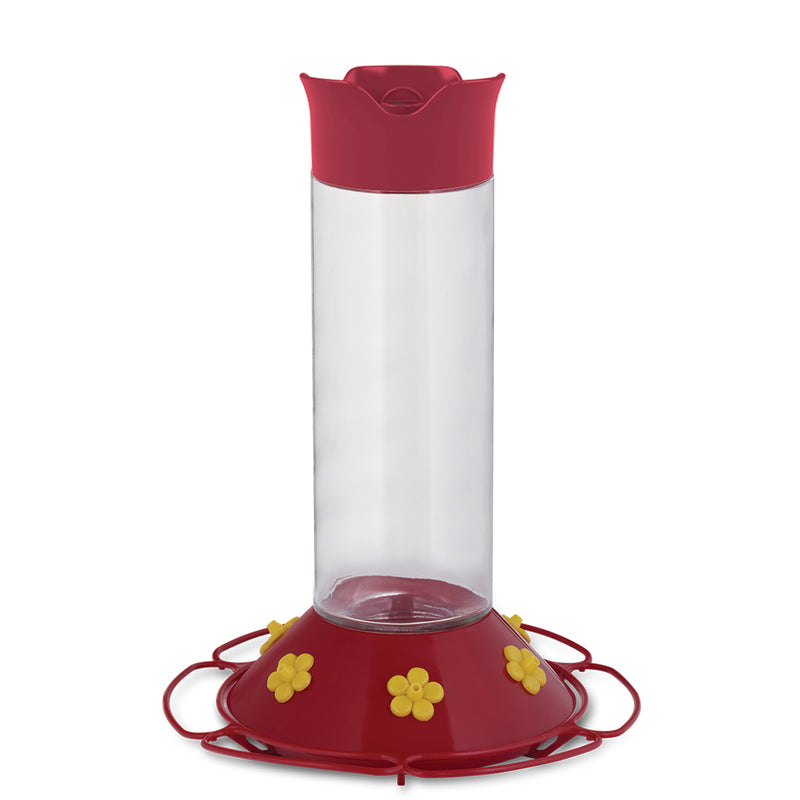 Perky-Pet Hummingbird 30 oz Glass/Plastic Nectar Bird Feeder 6 ports
