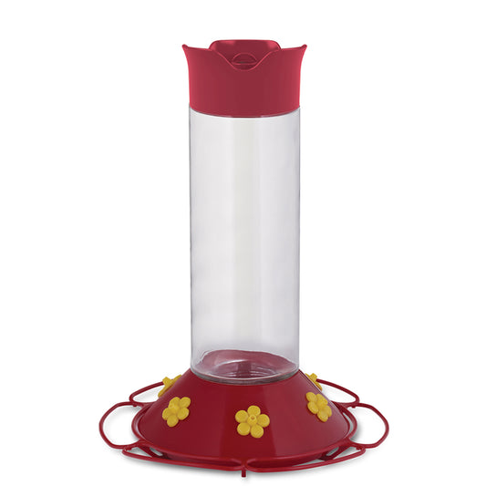 Perky-Pet Hummingbird 30 oz Glass/Plastic Nectar Bird Feeder 6 ports