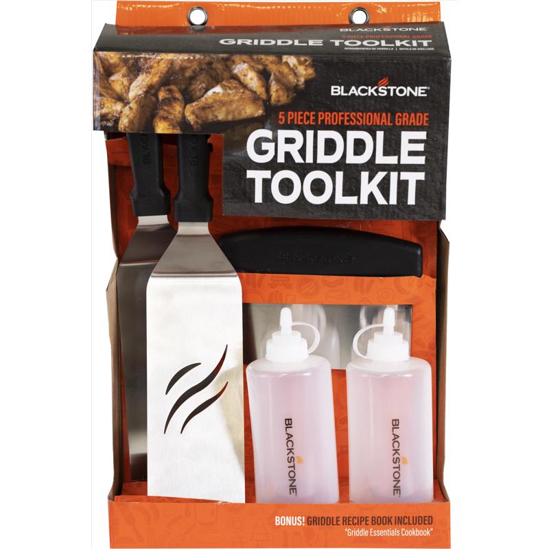 Blackstone Stainless Steel Black/Silver Griddle Tool Set 5 pc