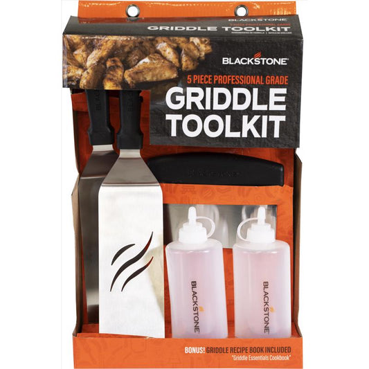 Blackstone Stainless Steel Black/Silver Griddle Tool Set 5 pc
