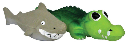 Boss Pet Digger's Assorted Latex Sea Monster Squeaky Dog Toy Large 1 pk