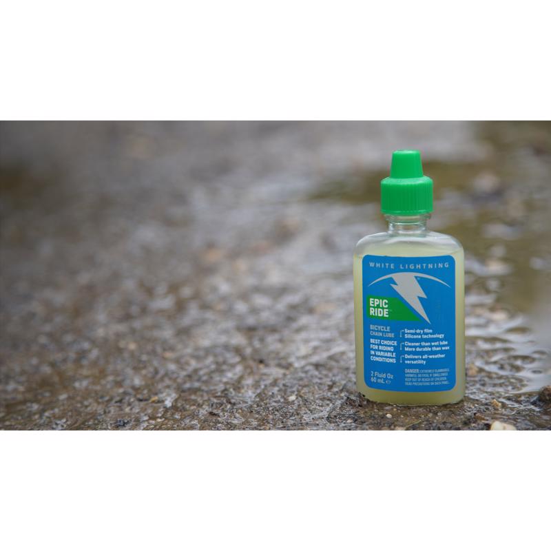 White Lightning Metal Bicycle Chain Lubricant Clear