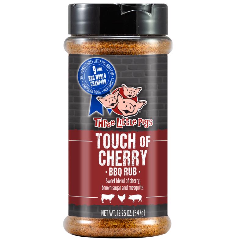 Three Little Pigs Kansas City Touch of Cherry BBQ Rub 12.25 oz
