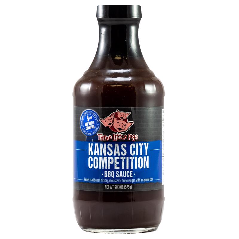 Three Little Pigs Kansas City Competition BBQ Sauce 21.2 oz