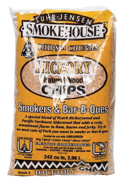 Smokehouse All Natural Hickory Wood Smoking Chips 242 cu in