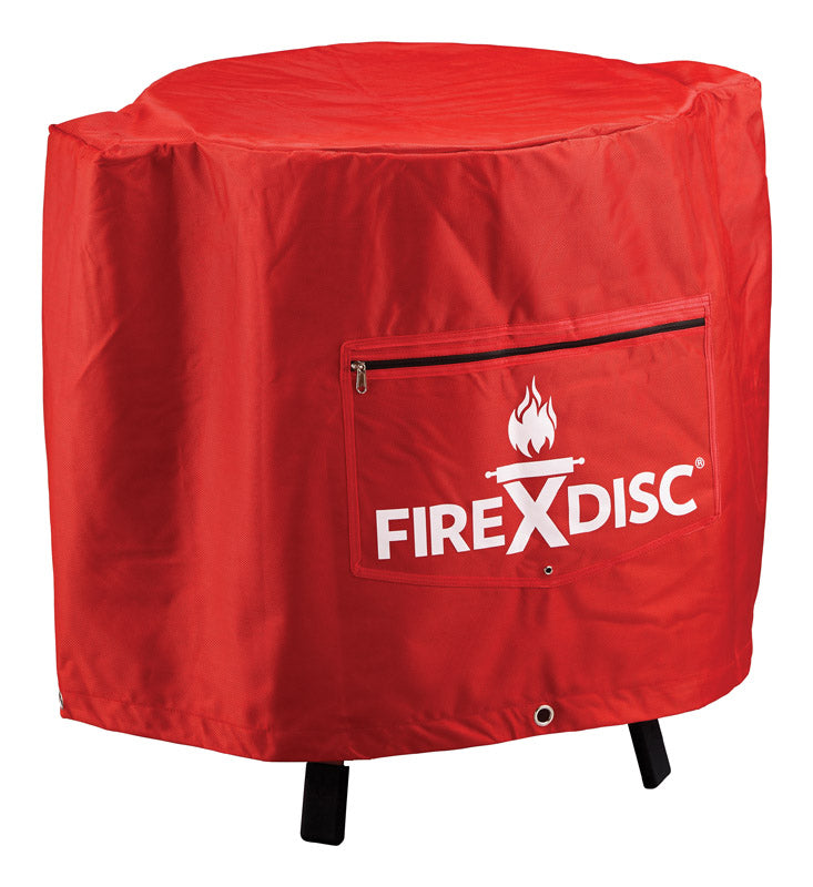FireDisc Red Grill Cover