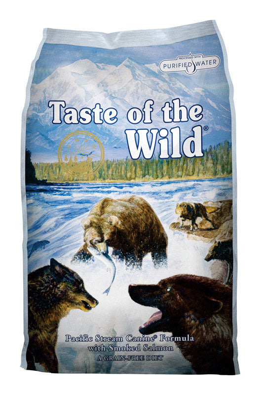 Taste of the Wild Pacific Stream Canine Adult Salmon Dry Dog Food Grain Free 14 lb